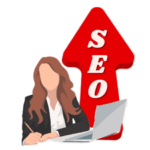 office woman SEO Logo by Chary Lisondra